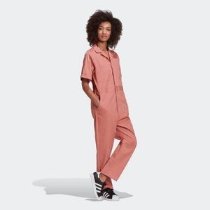 Adidas pink coral jumpsuit boiler suit XL